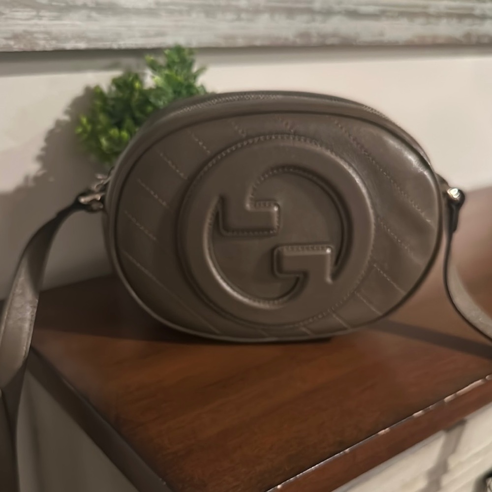 Gucci Olive/Brown Crossbody Leather Bag